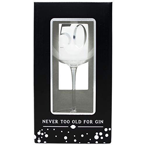 Copa de gintonic de cristal premium para celebración de 50 aniversario 2