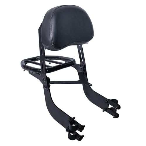 JMCHstore Backrest Cargo Rack for for Baja Massimo MB200, Baja Heat, Mini Baja, Baja Warrior, Baja Carbon 6.5 196cc Mini Bike Cushion Luggage Parts