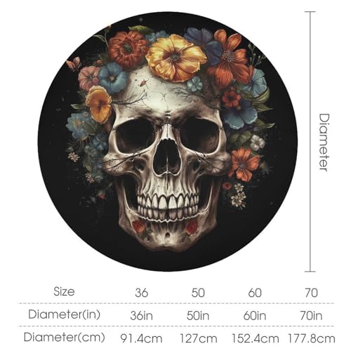 Nappe ronde résistante à l'huile et imperméable lavable en machine pour buffet
