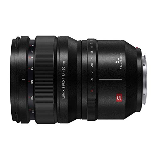 Image of Panasonic LUMIX S PRO 50mm F1.4 Lens, Full-Frame L Mount, LEICA Certified, Dust /Splash /Freeze-Resistant for Panasonic LUMIX S Series Mirrorless Cameras - S-X50 (USA),Black | Leica-Certified Lumix S Pro 50mm F1.4, Dual-Focus Af, 11-Blade Circular Bokeh, Weather-Sealed, 77mm Filter