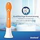 demirdental Ersatzbürsten für Kinder passend für Philips Sonicare Ersatzbürsten Kids, Compact Mini geeignet für 3-6 Jahre, entspricht HX6034 HX6038, Orange, 8er Set