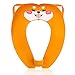 Pejoye Bébé Réducteur de Toilette, Siège Toilette Pliable Enfants, Réducteur WC Bébé Siège de Toilette Portatif pour Garçon et Fille avec 8pcs Patins Antidérapants et 1 Sac de Transport (Shiba Inu)