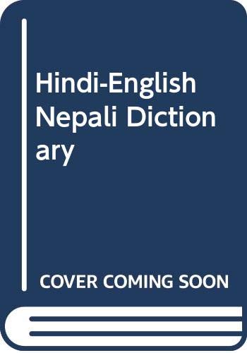 Hindi-English Nepali Dictionary