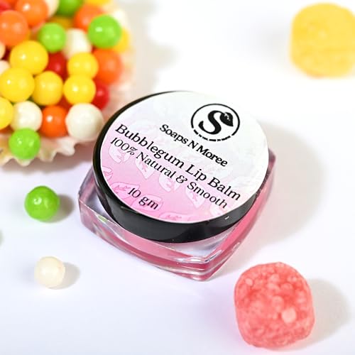 Image of Bubblegum Lip Balm for Daily Care | Smooth Moisturizer for Dry, Rough & Chapped Lips | Helps Soften, Improve Texture & Smooth Finish | Lip Care for Moisture Lock, Hydration & Supple Look