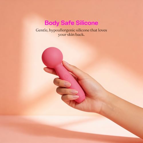Image of Hello Nancy Personal Wellness Massager for Women - Body Safe Silicone Relaxation Device with 10 Patterns, Quiet and Discreet Vibrating Massager, Rechargeable with 60-75 Minutes Use Time