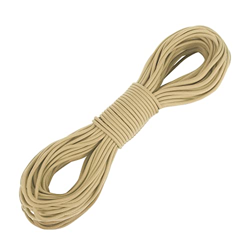 Image of 550 para Cord Parachute Survival Cord Rope Spec Type III 7 Strand Paracord Rope, Military Grade Nylon 4mm Diameter(Beige, 30)