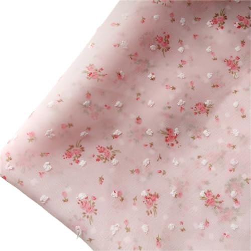 Tissu en mousseline florale pour coudre des robes légères et romantiques