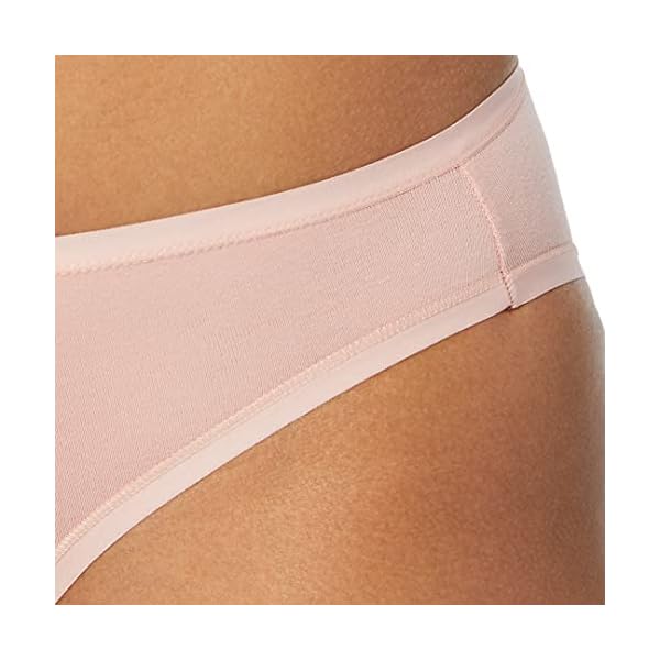 Amazon Essentials Women's Cotton Bikini Brief Underwear (Available in Plus Size), Pack of 6, Ditsy/Dots, X-Large