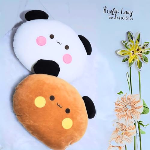 Image of Dudu Bubu Pillow Combo | Ultra Soft Plush Stuffed Toy | Cute Hugging Pillow | Gift for Kids Boys Girls