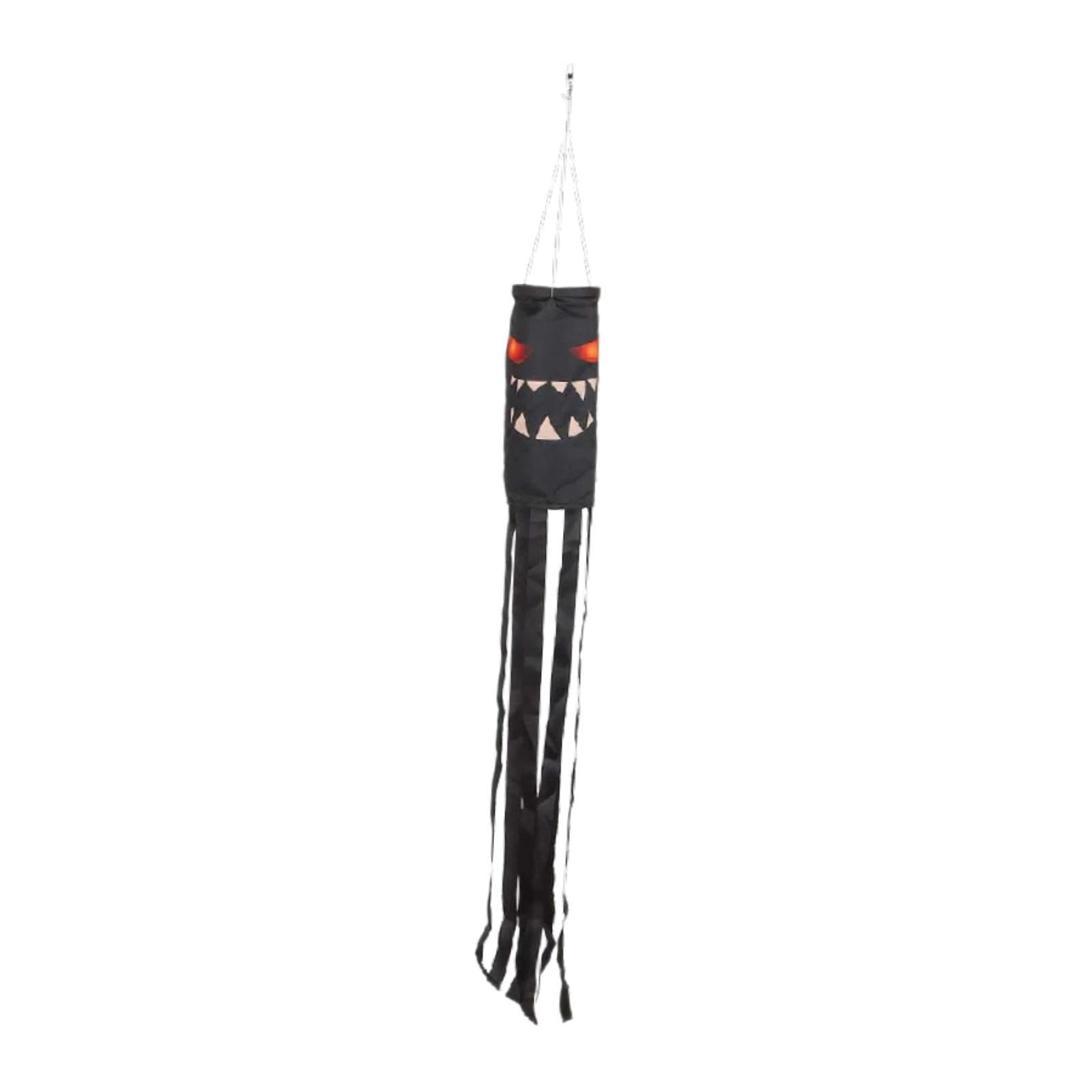 ZOOMELLA Windsock Outdoor Hanging Decoration for Tree Front Yard Black-image-10