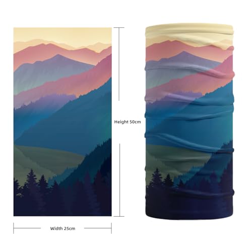 Ice Silk Cooling Neck Gaiter with Graffiti Design, Windproof and Breathable for Sports and Casual Wear2