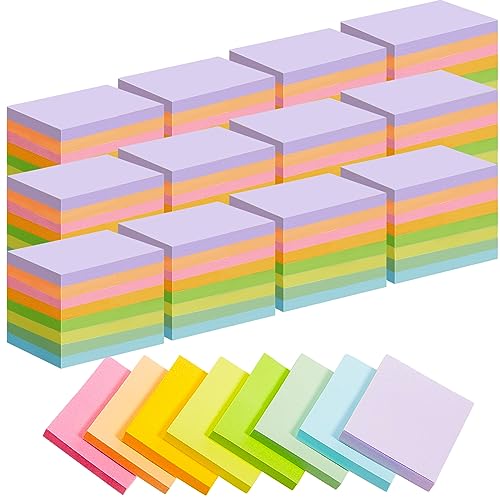 Mini notes autocollantes Seajan lot de 200 blocs 3,8x5,1 cm pour l'organisation quotidienne