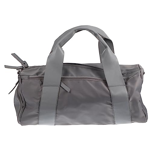 1pc Large Capacity Dry Wet Separated Bag for Travel and Fitness Portable Light Grey Duffle Shoe Compartment Material for Workouts and Weekend