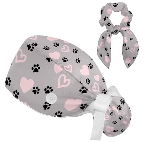 Bonnet de travail réglable multicolore en taille Medium avec boutons