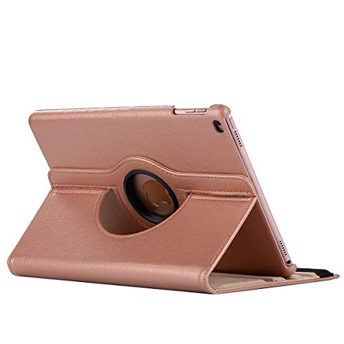 Flyorigin iPad Case 9.7 Inch Cover Case for iPad 6(6th iPad 2018) / iPad 5(5th iPad 2017) and iPad Air 1 / iPad Air 2 360 Degree Rotation Smart Sleep Wake iPad Cover - Image 2