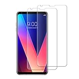 [2 Pack] OuTera LG V30/V30 Plus Screen Protector, [9H Hardness][Ultra Clear][Anti Scratch][Bubble Free] HD Clear Tempered Glass Screen Protector Film for LG v30/v30 plus