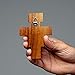 Intercession San Damiano Wall Wood Cross Crucifix (5 in)