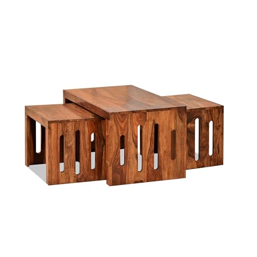 Image of Sheesham Wood Coffee Table (4)