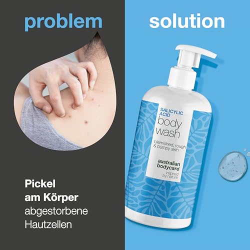 Salicylsäure-Duschgel gegen Pickel am Rücken, Po und auf der Brust – mit Salicylsäure, Niacinamid, Zink PCA & Glycerin… – Ansicht 2