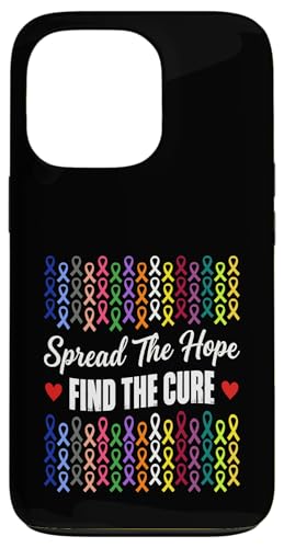 Spread The Hope Find The Cure Fight Cancer In All Colors �X�}�z�P�[�X iPhone 13 Pro �p