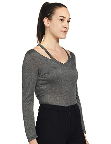 Image of Fabme Women's Styled Plain Cotton Top