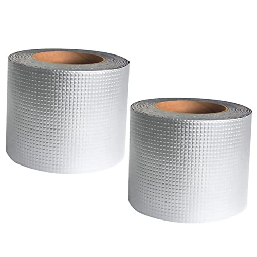 BUGUUYO Butyl Aluminum Foil Tape Super Waterproof Sealant for Roof Gutter Window Repair
