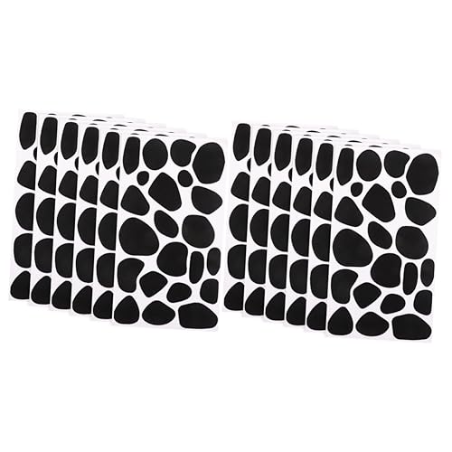 Hohopeti 2sets Stickers for Walls Adhesive Wall Decals DIY Decor Self-Adhesive Felt Sheets 6sheets*2