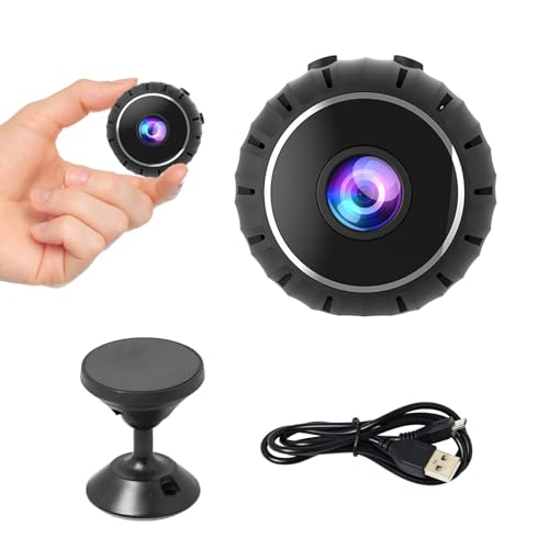 GBULTR 3cm Mini Spy Camera WiFi Wireless 1080P HD Hidden Camera with Audio Video Recording Motion Detection Night Vision Small Camera for Home Security Office Indoor Monitoring Portable Hidden Cam GBULTR 3cm Mini Spy Camera WiFi Wireless 1080P HD Hidden Camera with Audio Video Recording Motion Detection Night Vision Small Camera for Home Security Office Indoor Monitoring Portable Hidden Cam