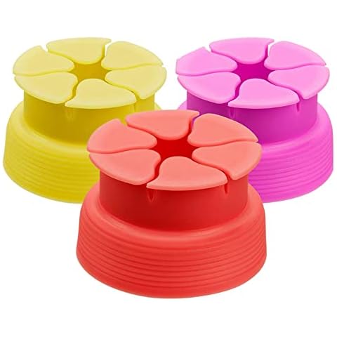 HDYS 3 Pcs Suctioned Vinyl Weeding Collectors Silicone Suction Scrap Cups HTV Crafting Weeding Tools Vinyl Disposing Weeder Cover