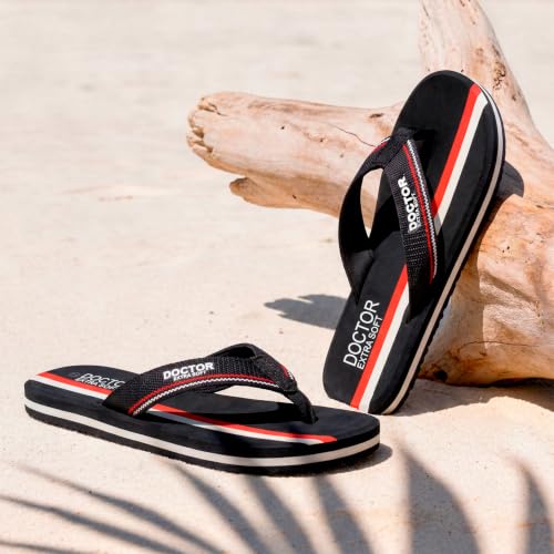 Image of DOCTOR EXTRA SOFT Slipper for Men's | Diabetic & Orthopedic | Lightweight & Comfortable | Soft, Durable & Skid Resistant | Flip-Flop & Slippers for Men's & Boy's D-33