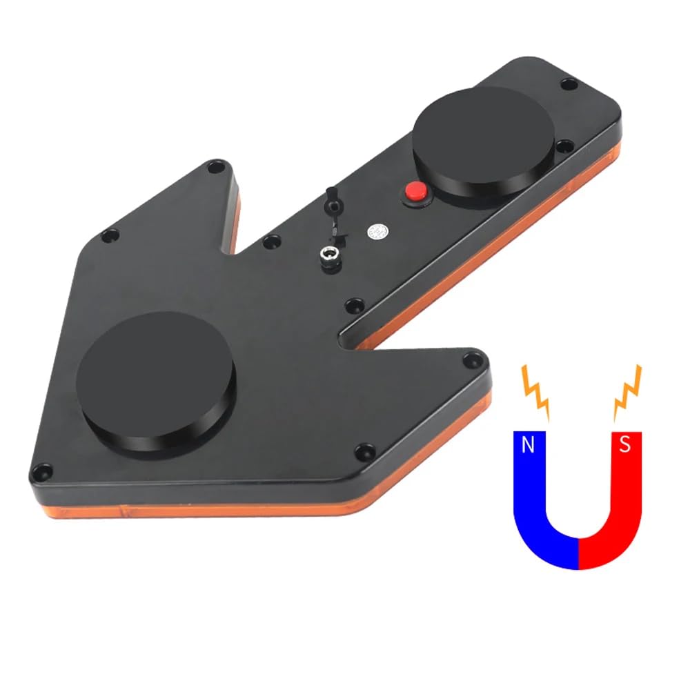 Luz LED de Señalización de Flecha Impermeable y Recargable para Vehículos de Construcción, Barredoras, Carros de Agua y Grúas.