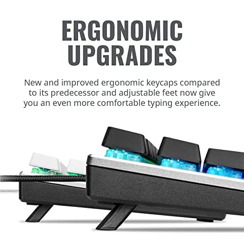 Image of Cooler Master SK652 Mechanical Keyboard with Low Profile Blue Switches, Improved Ergonomic Keycaps, and Brushed Aluminum Desig