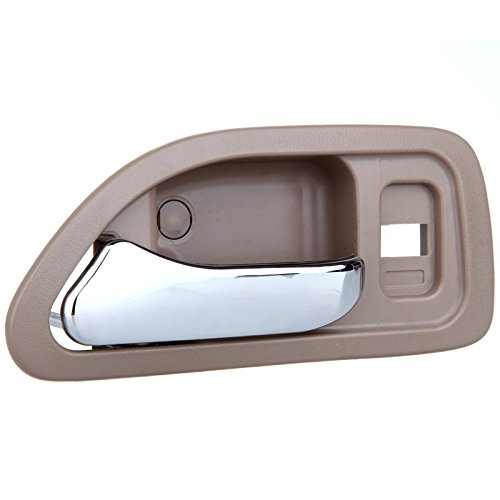 Lujuntec Interior Door Handles,Front Door Handles Driver Left Passenger Right Side,Replacement For 1994-1997 For Honda For Accord,2Pcs Chrome Beige Handles Replace #TOP5
