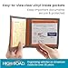 High Road Car Registration and Insurance Card Holder for Sun Visor, Glove Box or Console with 2 Clear Hidden Car Document Pockets