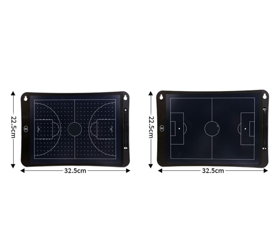 Tablica taktyki piłkarskiej, Elektroniczna tablica treningowa do koszykówki/piłki nożnej, sprzęt pomocniczy do treningu, taktyczny tablet do rysowania, prezenty, 15 cali(Basketball)