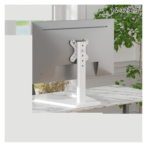 Support vertical écran PC 17 à 32 pouces réglage hauteur blanc