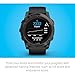 Garmin Fenix 7X Pro Solar, Glass, Slate Gray Steel, Black Bundle with 2 Year Enhanced Protection Pack