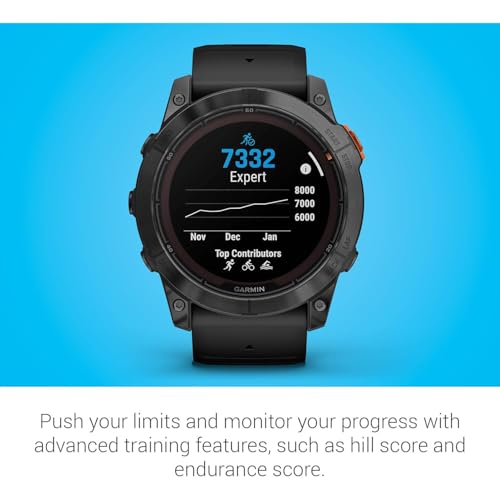Garmin Fenix 7X Pro Solar, Glass, Slate Gray Steel, Black Bundle with 2 Year Enhanced Protection Pack - Image 6