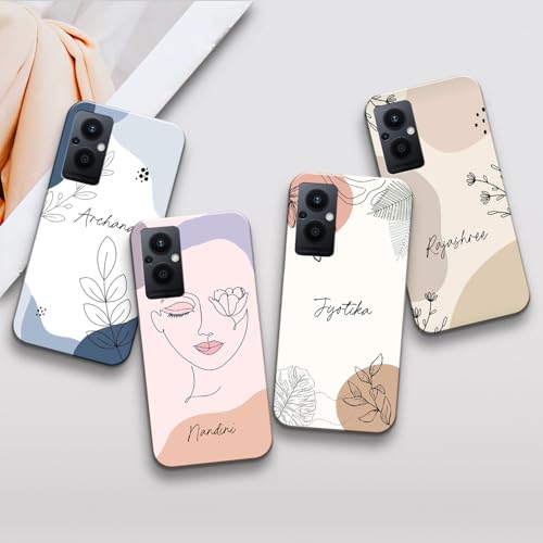 Image of COLORflow Back Cover Compatible with Oppo F21 Pro 5G / F21S Pro 5G | Aesthetic Name Color Customized Back Cover Compatible with Oppo F21 Pro 5G / F21S Pro 5G