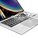 ProElife Premium Keyboard Cover for MacBook Pro 16 Inch 2019, Ultra Thin TPU Keyboard Protector Skin for New MacBook Pro 16 Inch 2019 with Touch Bar & Touch ID (A2141,US Layout) (Clear)