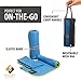 OlimpiaFit Quick Dry Towel - 3 Size Pack of Lightweight Microfiber Travel Towels w/Bag - Fast Drying Towel Set for Camping, Beach, Gym, Backpacking, Sports, Yoga & Swim Use﻿