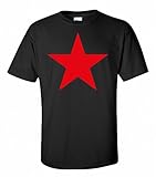 t shirt sterne Siebdruck Viva La Revolucion T-Shirt Stern der Revolution Roter Druck S-XXXXL (S)
