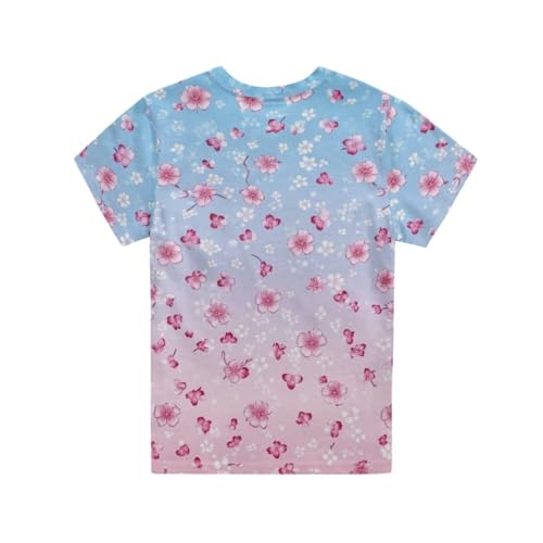 Image of Kids Graphic T-Shirt Boys Girls Novelty Tees Top Short Sleeve Shirts Summer Blouses 3-16