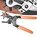 jyibinee 1 Set Hole Punch Plier Multipurpose High Hardness Rotating Clothing Belt Faux Leather Punch Tool for Home Belt Hole Punch