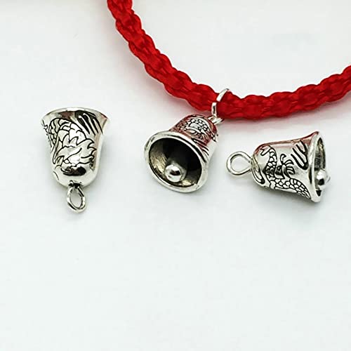 Uuyyeo 25 Pcs Christmas Jingle Bells Vintage Bells Pendants Xmas Tree Hanging Bells Small Craft Bells For Christmas Antique Silver #TOP3