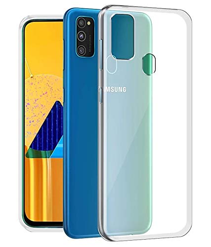 Image of Case Creation for Samsung a21s Premium Imported 0.3mm Crystal Clear totu Silicone Transparent Flexible Soft Corner Protection with TPU Slim Back case Color Variation Cover for a21s - Transparent