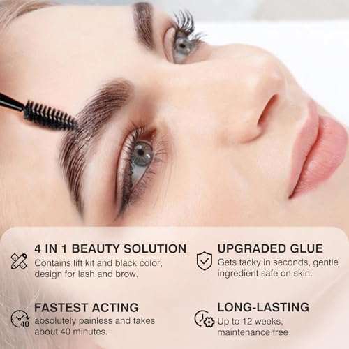 Sunsent MM-MD6O-LGVW Lash Lift Kit 4 In 1 | Black, Keratin Brow Lamination Kit Eyelash Lift Kit thumb #4