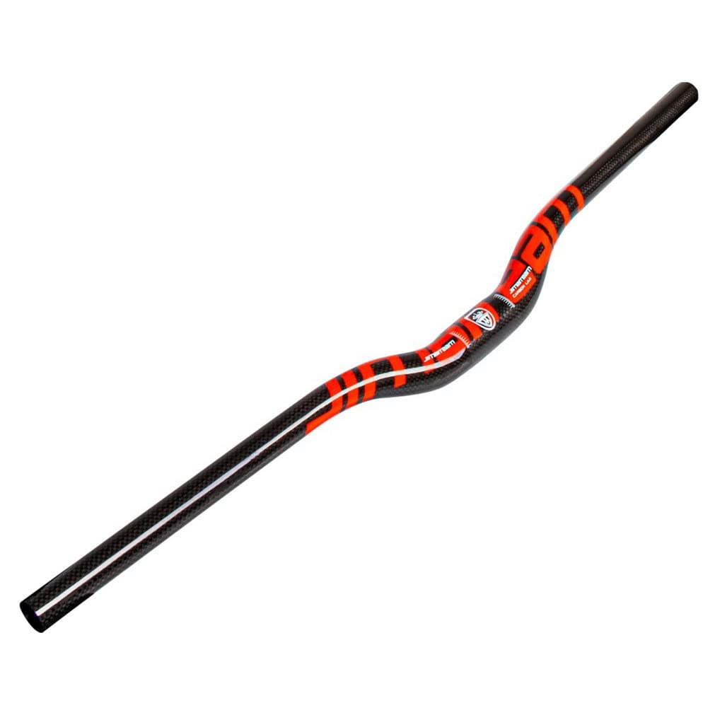 Guidon VTT Carbone 31,8 Mm – Ultra-léger, 2 Mm, Choix De Couleurs Et Longueurs (660 à 760 Mm) – Pour VTT, BMX, Pliant
