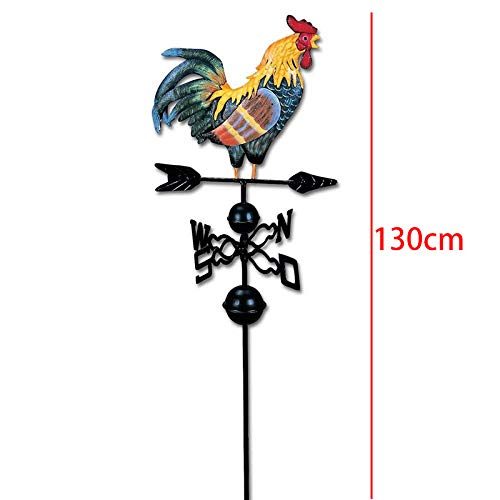 Veleta de Metal Con Adorno de Gallo Para Techos - Veleta de Viento