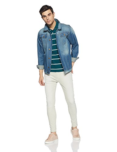 Image of Get In Men's Striped Regular Fit Polo